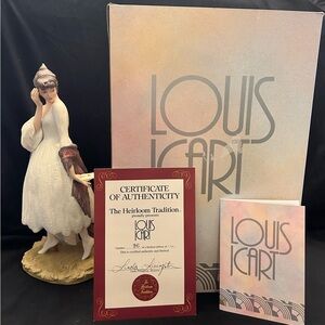 Rare Louis Icart Figurine.  #96 of 7500.  La Lettre
